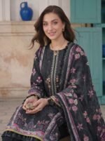 Embroidered lawn 3pc  LEYLA - Image 3