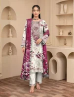 Embroidered lawn 3pc Vol 6022