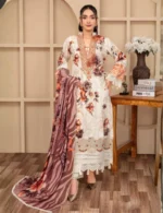 Embroidered lawn 3pc Vol 6026