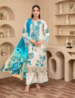 Embroidered lawn 3pc Vol 6023