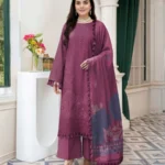 Embroidered lawn 3pc 26174