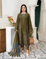 Embroidered lawn 3pc 26173