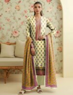 Print lawn Orient 3pc 9