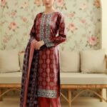 Print lawn Orient 3pc 3