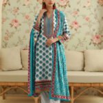 Print lawn Orient 3pc 4