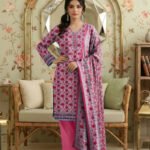 Print lawn Orient 3pc 7