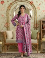 Print lawn Orient 3pc 7