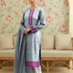 Print lawn Orient 3pc 8