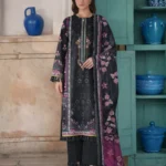 Embroidered lawn 3pc  LEYLA