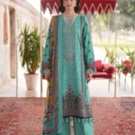 Embroidered lawn 3pc  AYDA