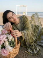 Embroidered lawn 3pc 26146 - Image 3