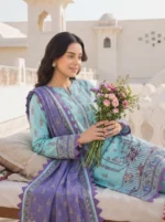 Print lawn 3pc vol 5915 - Image 3