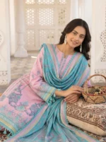 Print lawn 3pc vol 5918 - Image 2