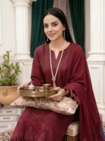 Embroidered lawn 3pc 26172 - Image 2