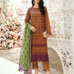 Embroidered lawn 3pc 3613710