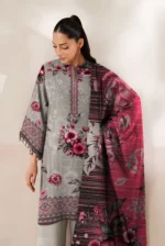 Print lawn 3pc vol 6116 - Image 3