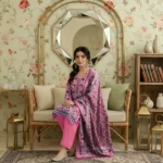 Print lawn Orient 3pc 7 - Image 3