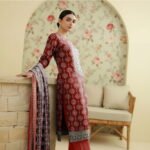 Print lawn Orient 3pc 3 - Image 3