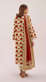 Print lawn 3pc vol 6063 - Image 2
