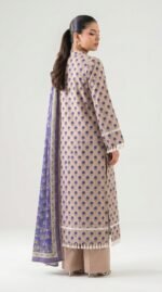 Print lawn 3pc vol 6061 - Image 2