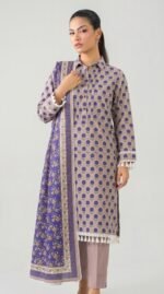 Print lawn 3pc vol 6061 - Image 3