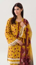 Print lawn 3pc vol 6069 - Image 3