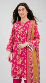 Print lawn 3pc vol 6068 - Image 3