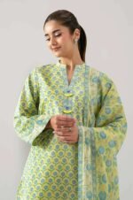 Print lawn 3pc vol 6067 - Image 2
