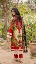 Print lawn 3pc vol 6189 - Image 3