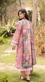 Print lawn 3pc vol 6184 - Image 2