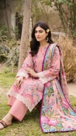 Print lawn 3pc vol 6184 - Image 3