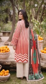 Print lawn 3pc vol 6185 - Image 2