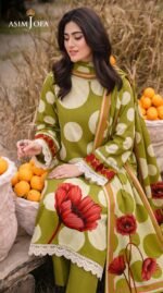 Print lawn 3pc vol 6187 - Image 3