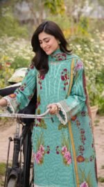 Print lawn 3pc vol 6186 - Image 3