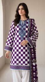 Print lawn 3pc vol 6181 - Image 3