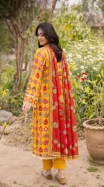 Print lawn 3pc vol 6188 - Image 3