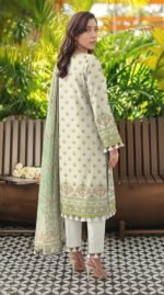 Print lawn 3pc vol 6176 - Image 2