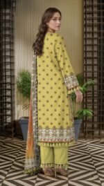 Print lawn 3pc vol 6177 - Image 2