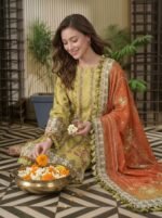 Print lawn 3pc vol 6177 - Image 3