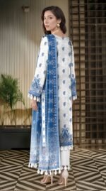 Print lawn 3pc vol 6172 - Image 2