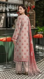 Print lawn 3pc vol 6171 - Image 2