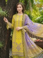 Print lawn 3pc vol 6178 - Image 3